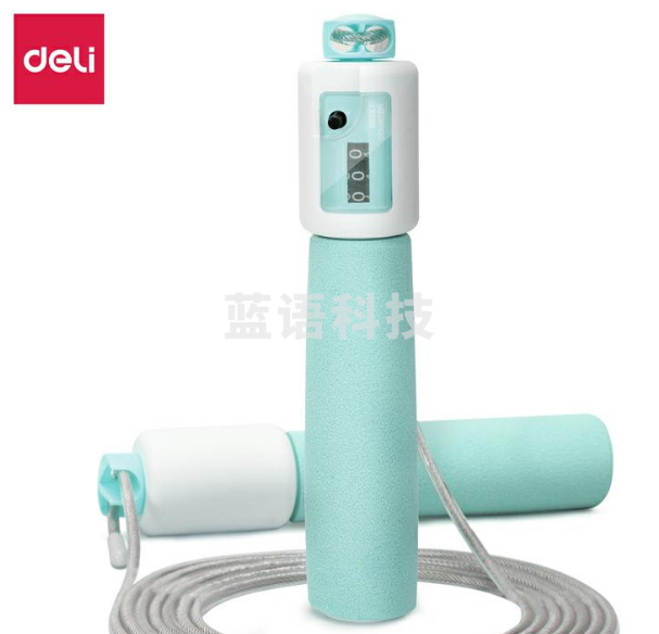 安格耐特F4149泡棉手柄机械计数钢丝绳跳绳(混色)(根)