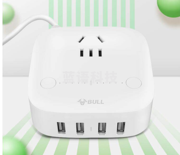 公牛 GN-U201T 1.5米接线板USB定时充(新国标)