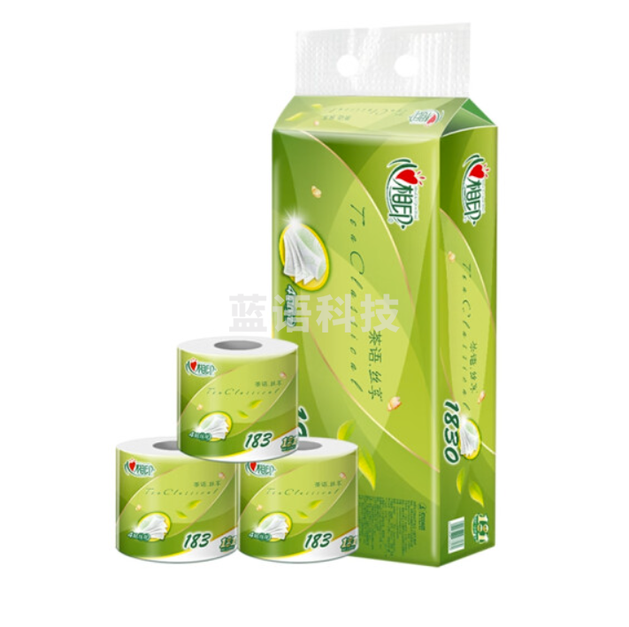 心相印四层卷筒卫生纸10粒装 183克