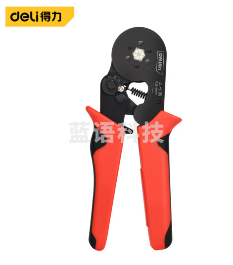 得力 DL-L06自调式端子压接钳(红)0.25-6mm²