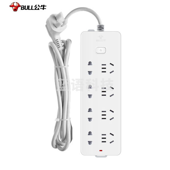 公牛(BULL)GN-403 多位插座10A250V 10米