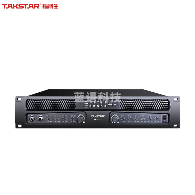 得胜(TAKSTAR)EKA-415 合并式功率放大器 四通道专业功放 专业音频舞台音响演出工程定阻合并功放机