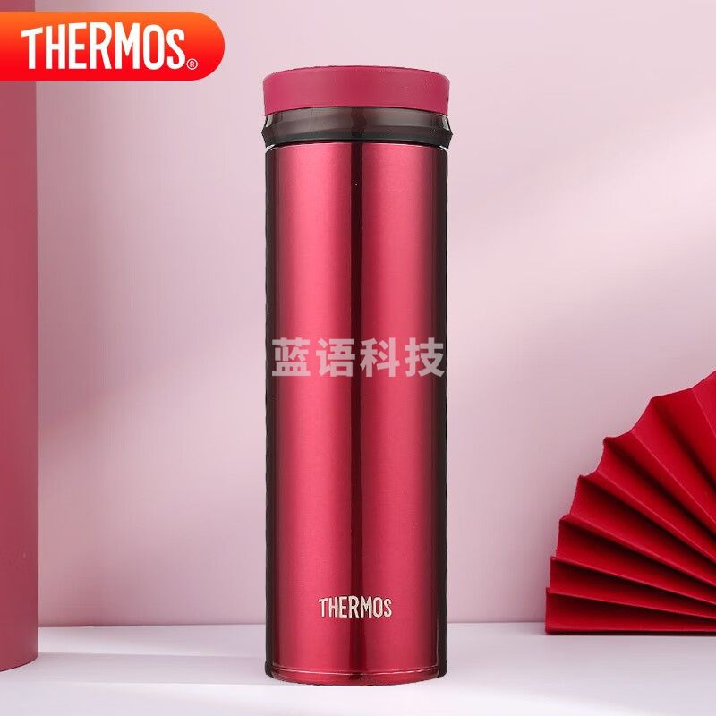 THERMOS膳魔师保冷保温杯随手杯500ml高真空不锈钢轻量款JNO-501 BGD