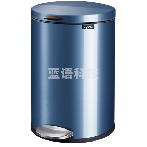 不锈钢垃圾筒 脚踏垃圾桶  高约34cm  直径约23cm