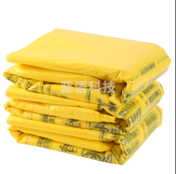 黄色垃圾袋垃圾袋大号加厚  80*90cm50个