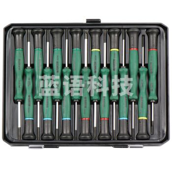 世达（SATA)    09317	15件综合微型螺丝批组套