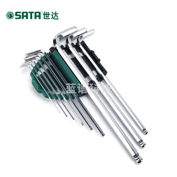 世达（SATA)    09103	9件特长内六角扳手组套
