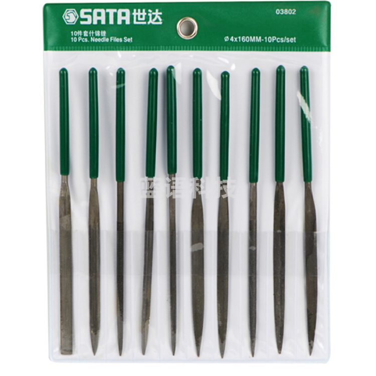 世达（SATA)   03802	10件套什锦锉4x160MM