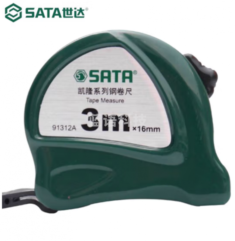世达（SATA）	91312A 钢卷尺 盒尺 3Mx16MM