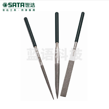 世达（SATA）03880 3件套金刚石整形锉5x180MM