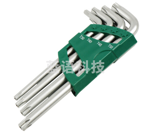 世达（SATA）09702 9件加长中孔花形扳手组套