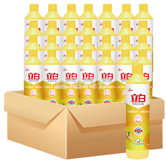 立白 生姜洗洁精 500g*28瓶  生姜香型 去腥味 食堂适用