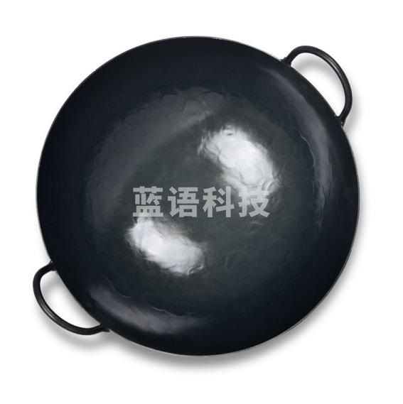 锻打双耳铁锅 50cm  货号：JC