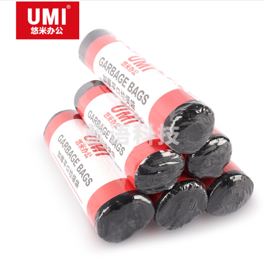 悠米（umi）45*55平口垃圾袋30只/卷100卷/箱