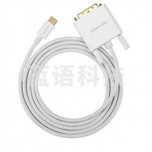 绿联 UGREEN 40421 Type-C转DVI转接线 通用USB-C转换器投屏拓展坞 1.5米