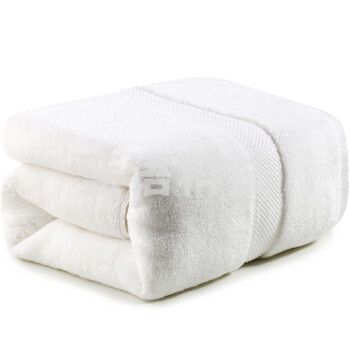 三利A类长绒棉星级酒店加厚吸水高档大浴巾 80×160cm 800G/条 本白色