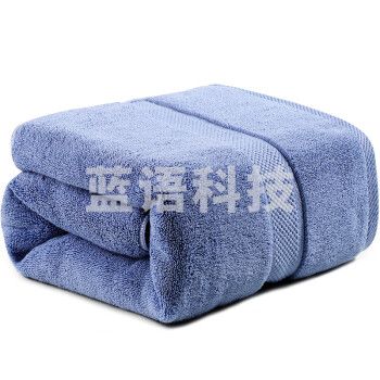 三利A类长绒棉星级酒店加厚吸水高档大浴巾 80×160cm 800G/条 绀蓝色