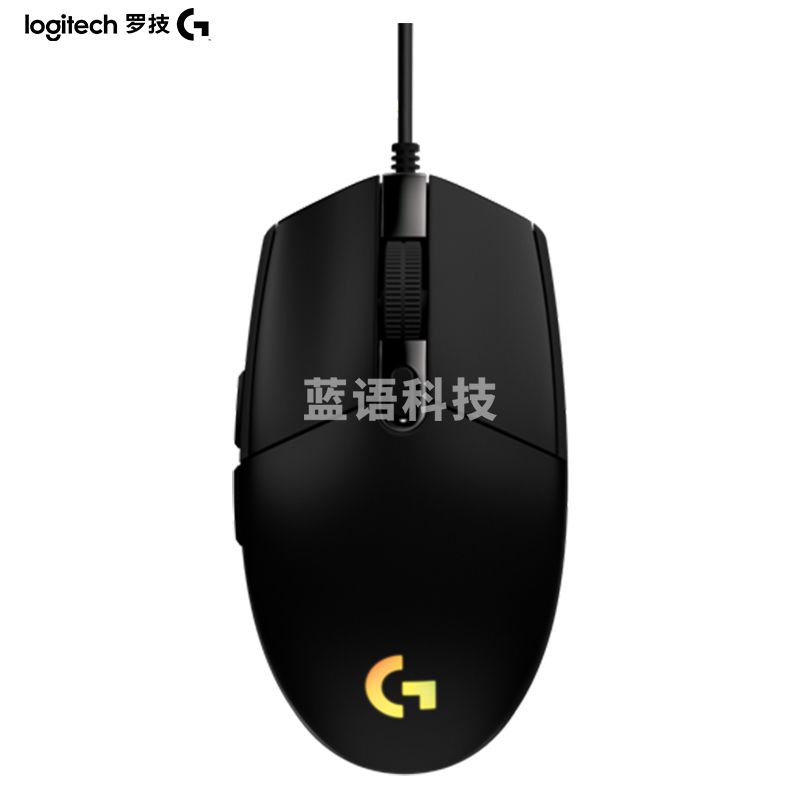 罗技（Logitech）G102 RGB鼠标 轻量化设计 200-8000DPI G102第二代 黑色
