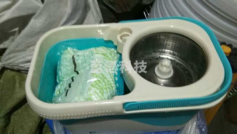 旋转式免手洗拖把拖地墩布桶