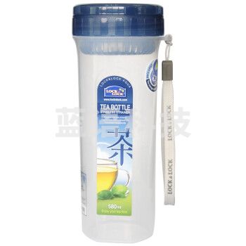 乐扣乐扣HPL935D 塑料水杯PP5号材质 便携防漏户外运动水壶 蓝色 580ml