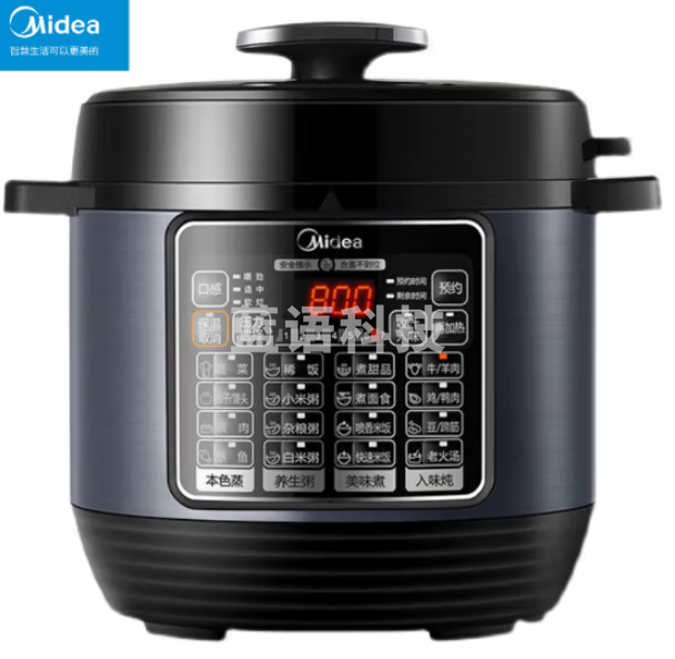 美的(Midea)CYL8030 电压力锅 8升大容量 智能预约多功能高压饭煲电饭锅 多段调压 全自动保温