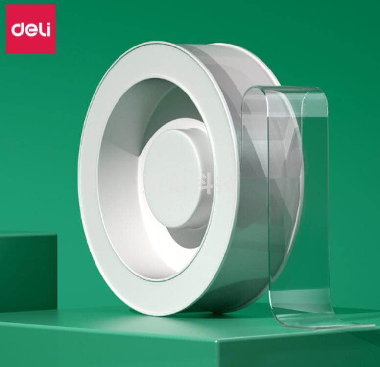 得力33612双面透明胶带(1mm*3cm*5m)(透明)(1卷/盒)JDXC202302100735148