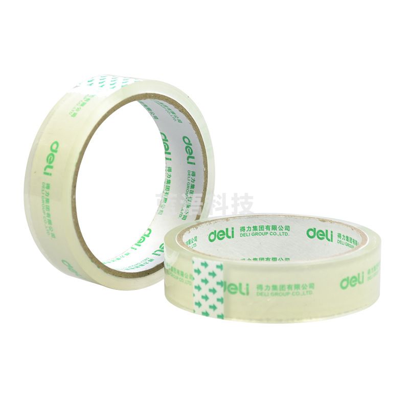 得力 30130 24mm*30y 高透明度封箱胶带 12卷/筒（单位：筒）