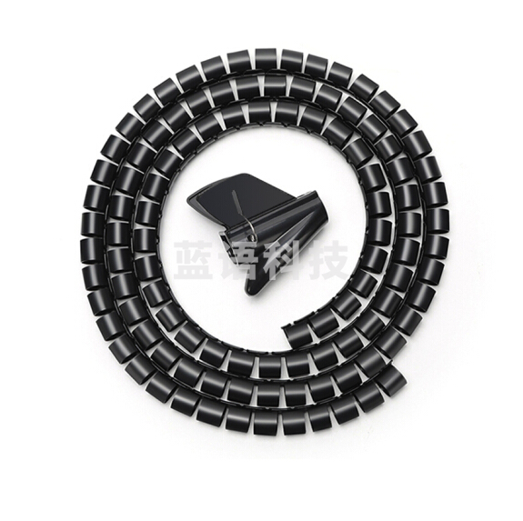 绿联 20MM *3米 黑色理线器 包线管 穿线管 束线管 绕线器