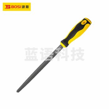 波斯（BOSI）中齿三角锉修整锉钢锉金属锉刀打磨工具 BS508145（8寸）