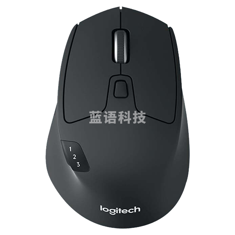 罗技(Logitech) M720 蓝牙优联双模家用办公无线鼠标 右手鼠标 大手鼠标  黑色