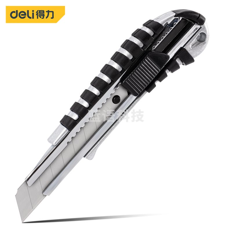 得力工具 DL4254 美工刀银18mm(把)