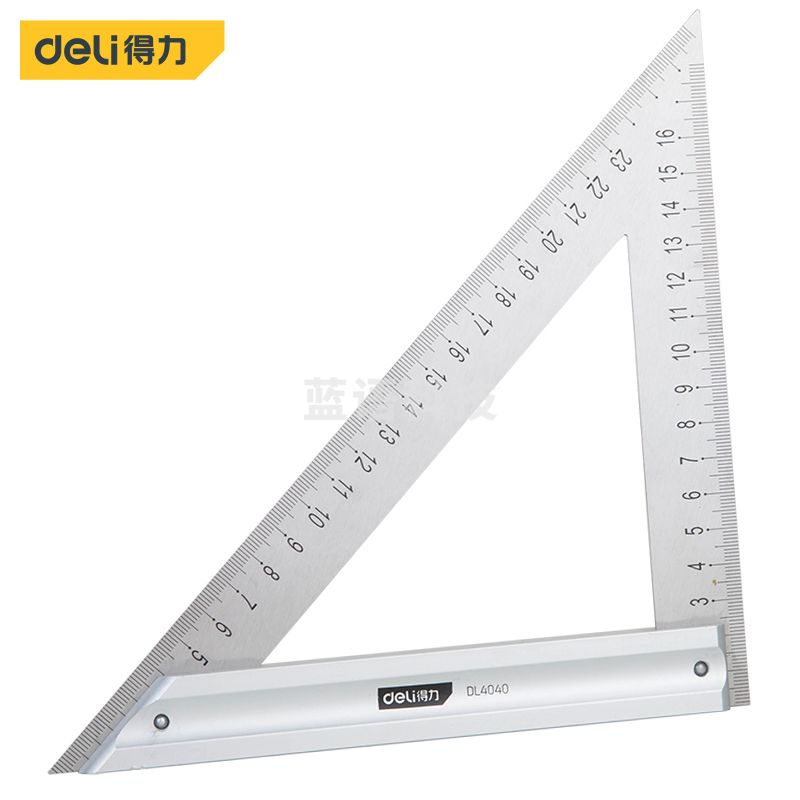 得力工具DL4040三角尺200mm(单位：把)