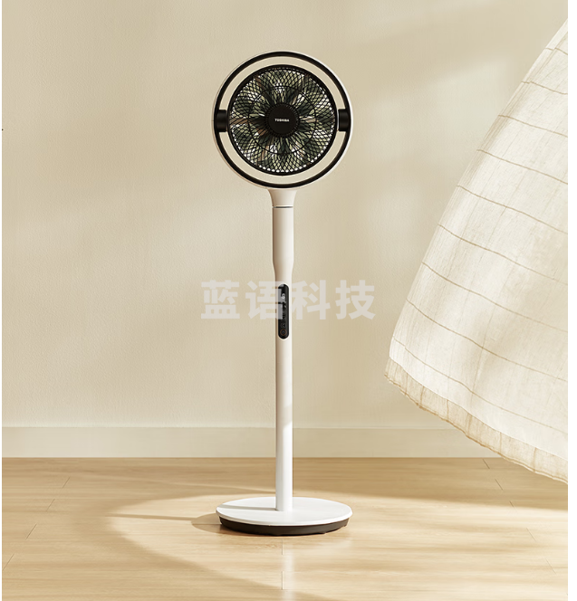 东芝（TOSHIBA）空气循环扇花信风双擎轻音电风扇负离子净化遥控智能温感双叶落地扇空调扇F-DSA800XCN(W)