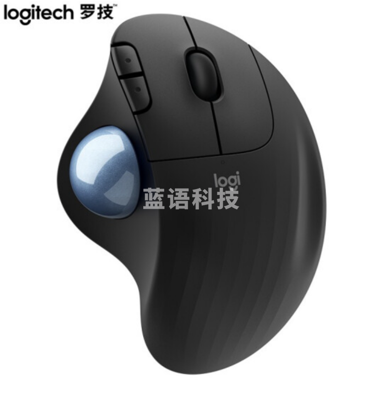 罗技(Logitech)ERGO M575 人体工学鼠标 轨迹球鼠标 无线蓝牙双模 办公鼠标 带无线2.4G接收器 珍珠白