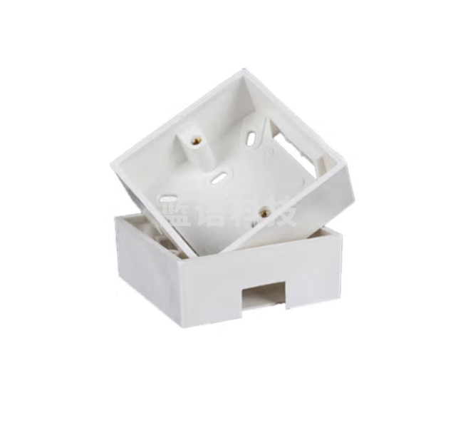 PVC明盒 开关插座底盒 86型接线盒 白色