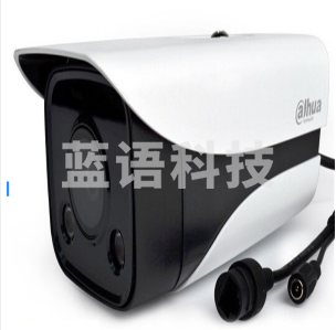 大华（dahua) DH-IPC-HFW2233M-LED 室外监控200万网络poe高清H265日夜白光全彩监控摄像头
