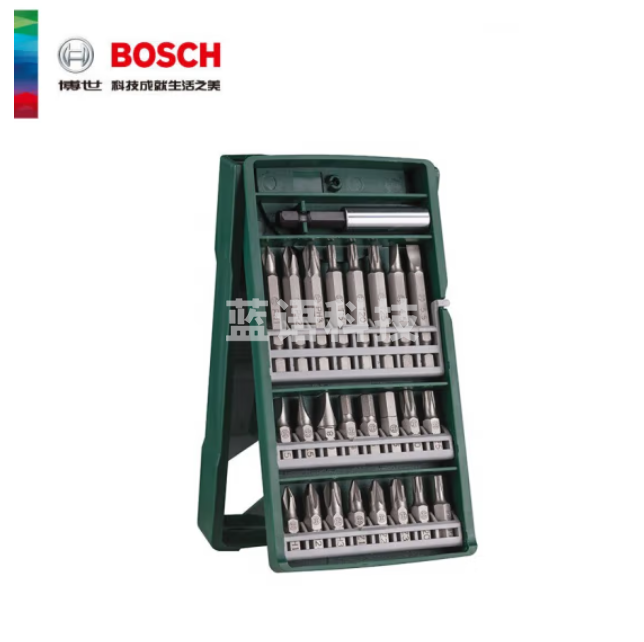 博世 25支“X”型盒装螺丝批头套装（25支装）合金钢材质