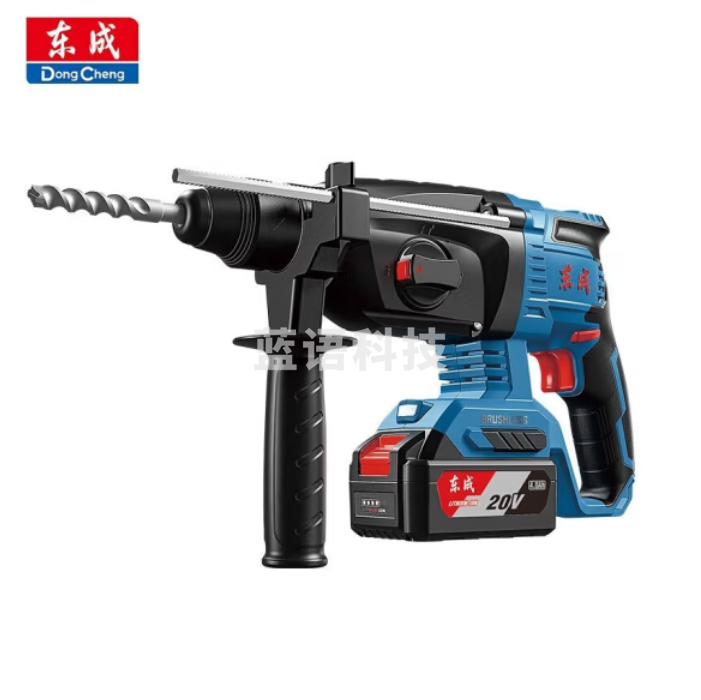 东成20V锂电电锤DCZC04-24E充电工业级无刷冲击钻电镐电钻三用