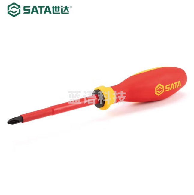 世达 61312一字绝缘螺丝批3x100MM一字螺丝刀改锥