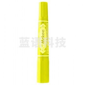斑马（Zebra）MO-150-MC-Y 大双头记号笔（黄色）1支装 2.0~4.0mm
