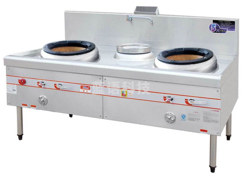 御丰 商用燃气炒菜灶单炒单温灶双头单尾灶