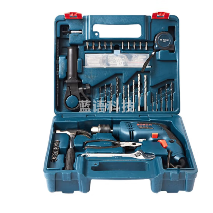 博世GSB 600 RE 13毫米600瓦手电钻电动工具箱 多功能冲击钻套装