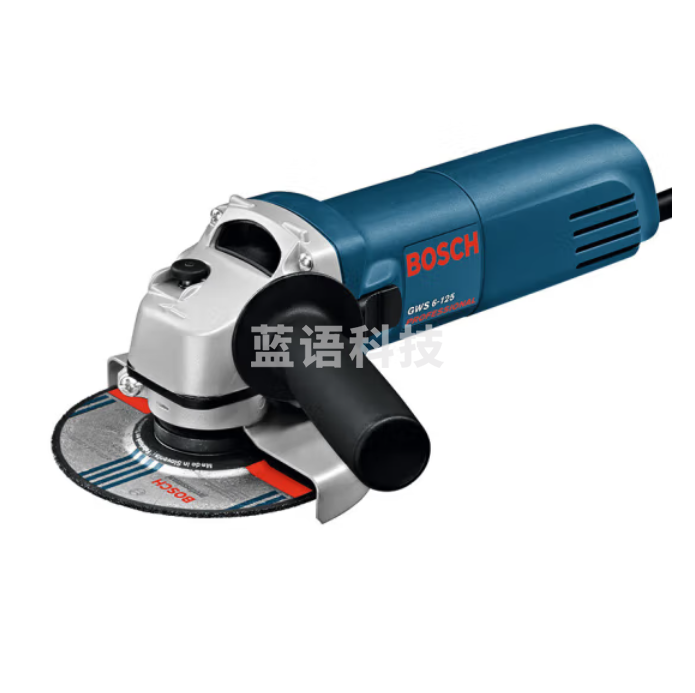 博世GWS6-125 角磨机670W角向磨光机打磨抛光机切割机