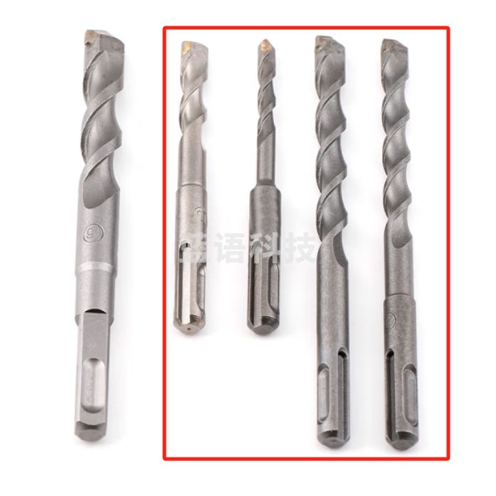 大地（DADI） 6*160 元四坑/圆柄四坑电锤钻头/混凝土穿墙电锤钻头