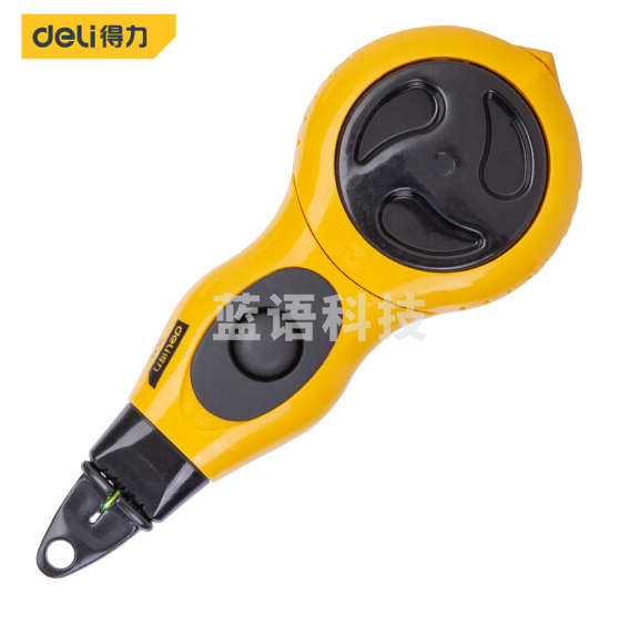 得力(deli) 便携式墨斗木工弹线器自动回线不漏墨15米 DL23