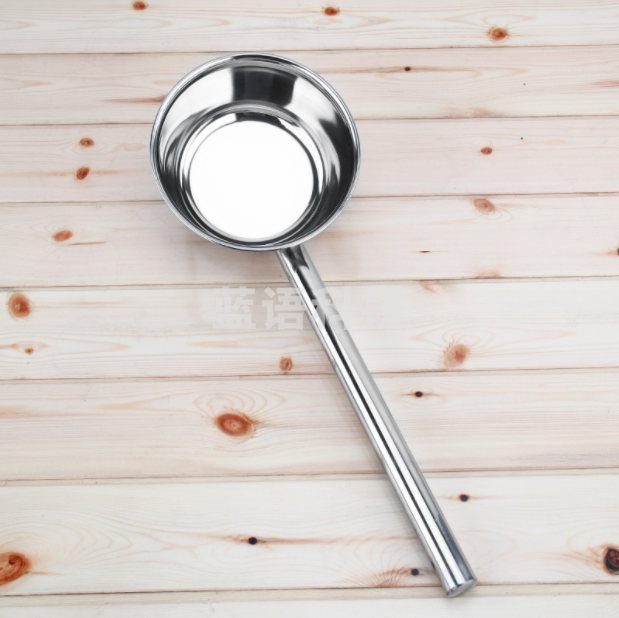 加长不锈钢水勺 水舀子 直径12.5 把长34cm