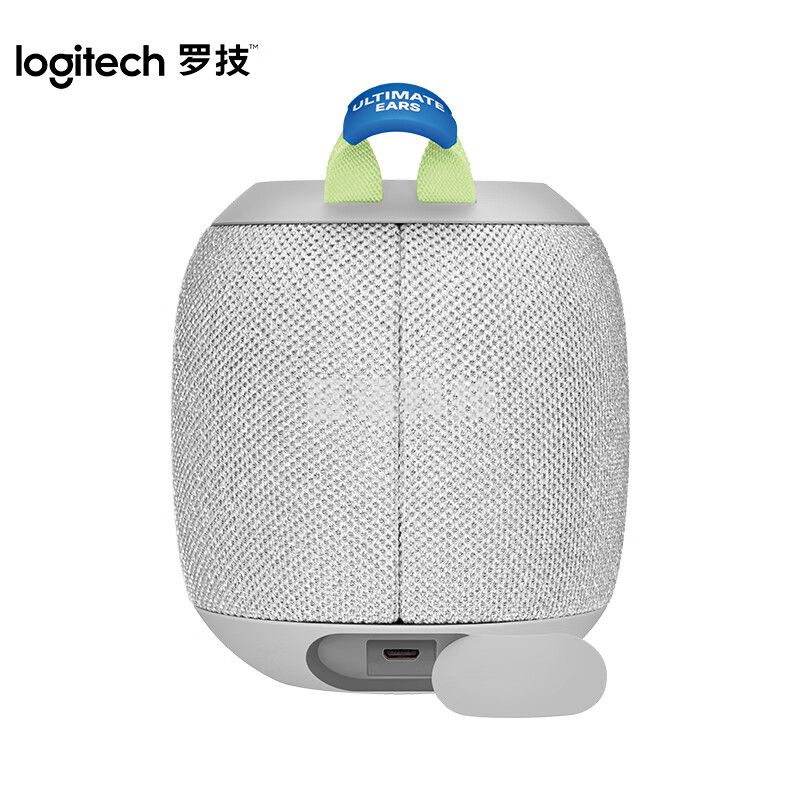 罗技(Logitech)UE WONDERBOOM3 蓝牙音箱 360°环绕立体声 防水防尘可漂浮 坚固耐用 欢乐灰-CC32772