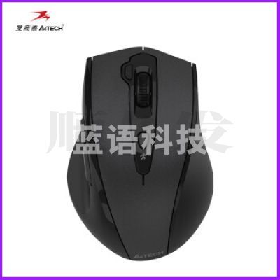 双飞燕（A4TECH） G10-810 Air2无线鼠标台式笔记本电脑游戏办公鼠标人体工学设计空中多媒体鼠标 G10-810S Air2(绅士哑黑)轻音版 无光