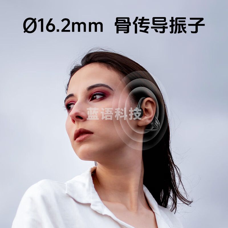 得胜 (TAKSTAR)LR100W 骨传导耳机 V5.3无线不入耳抗干扰高清麦克风持久续航专业防水 音乐鉴赏户外运动 32G存储版/活力橙