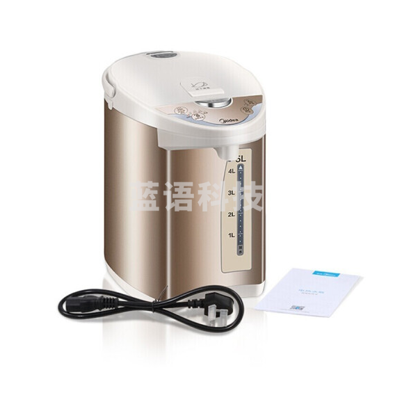 美的（Midea）PF701-50T 电热水瓶热水壶304不锈钢家用5L大容量